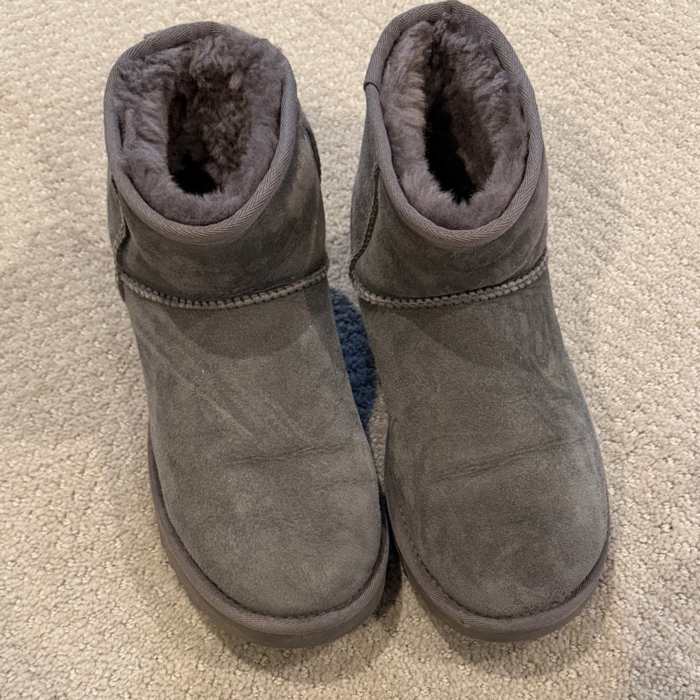 UGG Charcoal Suede Boots